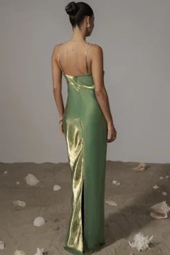 Green Iridescent Visions Of You Dress*JLUXLABEL Outlet