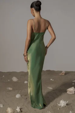 Green Iridescent Visions Of You Dress*JLUXLABEL Outlet