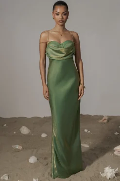 Green Iridescent Visions Of You Dress*JLUXLABEL Outlet