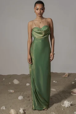 Green Iridescent Visions Of You Dress*JLUXLABEL Outlet