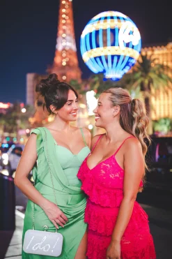 Green KRISTIANA SLIT DRESS*JLUXLABEL Outlet