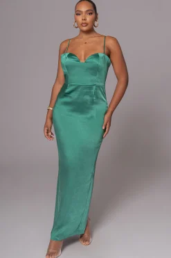 Green Moment In Time Maxi Dress*JLUXLABEL Outlet