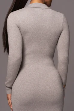 Grey Bellinda Collar Maxi Dress*JLUXLABEL Best