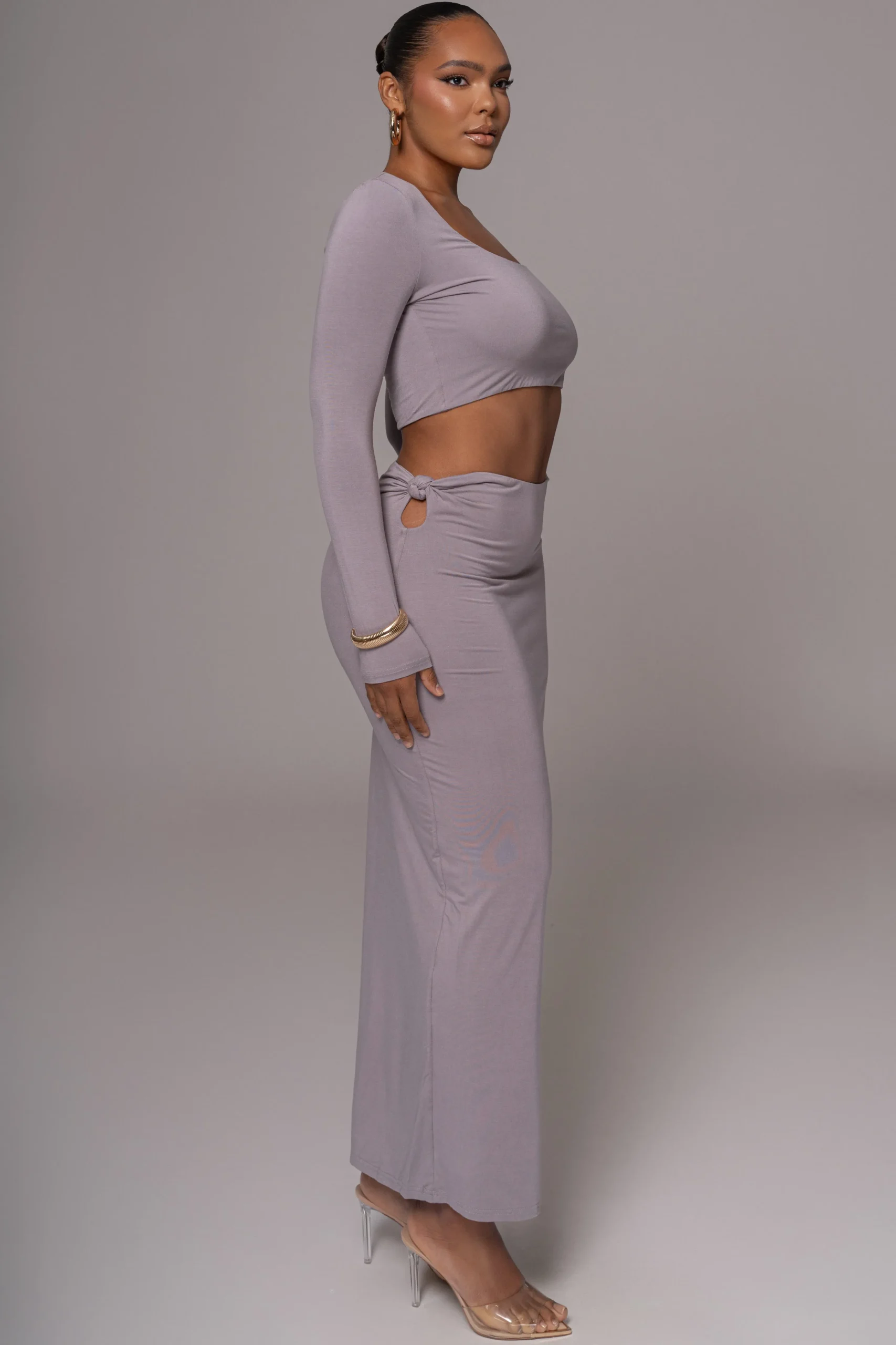 Grey Geneva Skirt Set*JLUXLABEL Outlet