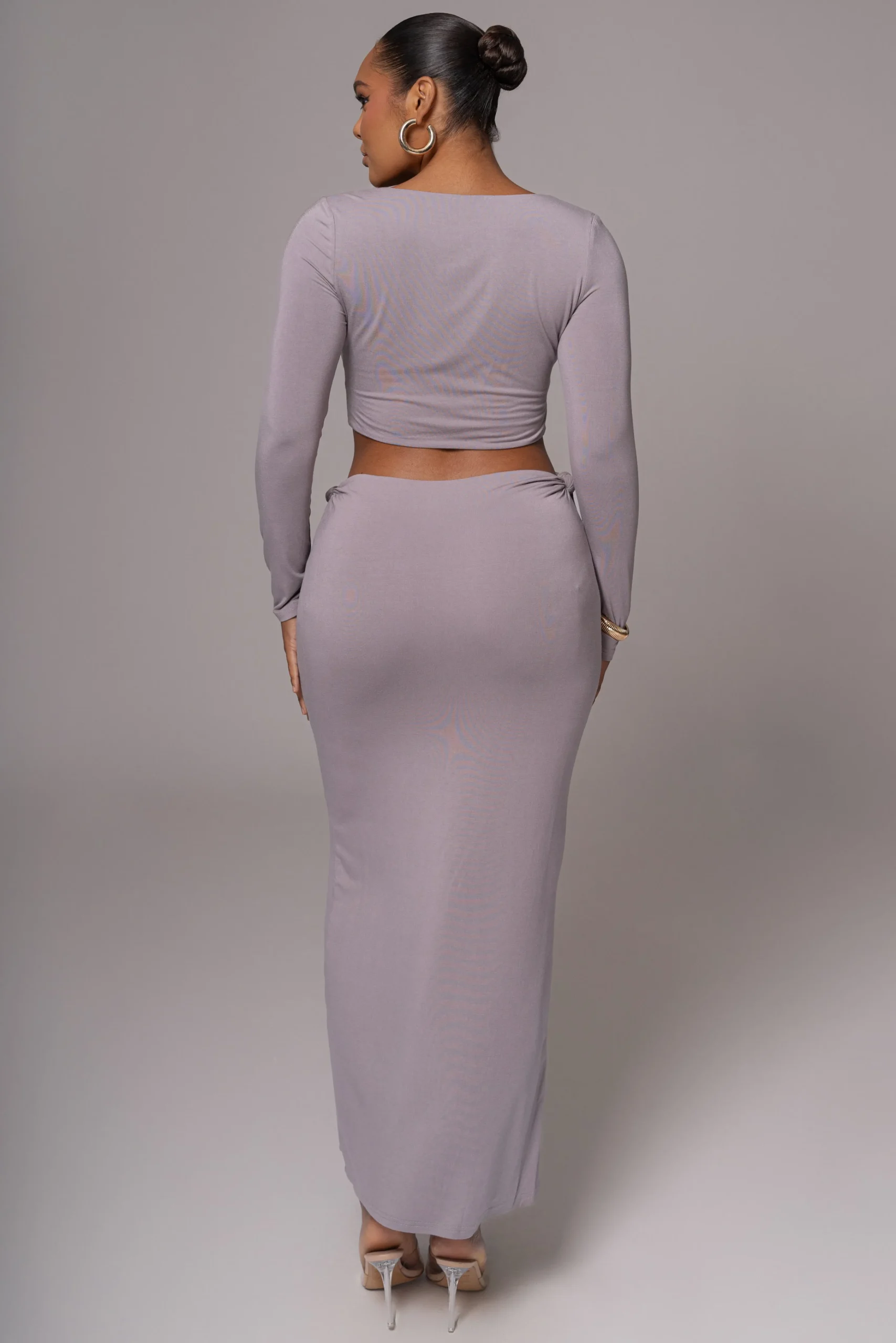 Grey Geneva Skirt Set*JLUXLABEL Outlet