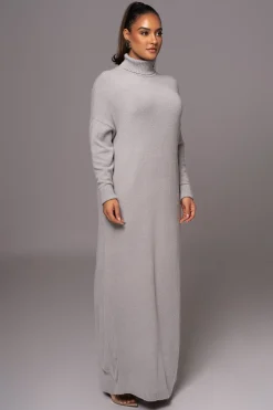 Grey Hartley Knit Maxi Dress*JLUXLABEL Online