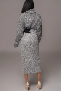 Grey New Beginnings Oversized Turtleneck*JLUXLABEL Discount