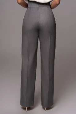 Grey Novena Woven Pants*JLUXLABEL Clearance