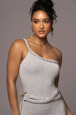 Grey One Of One Maxi Dress*JLUXLABEL Fashion