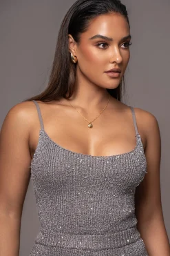 Grey Palace Sequin Skirt Set*JLUXLABEL Online