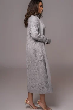 Grey Stepping Out Sweater Cardigan*JLUXLABEL Fashion