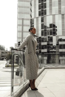 Grey Stepping Out Sweater Cardigan*JLUXLABEL Fashion