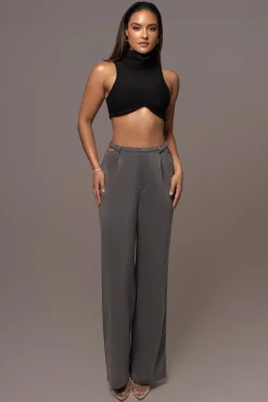 Grey Symone Cutout Pants*JLUXLABEL Online