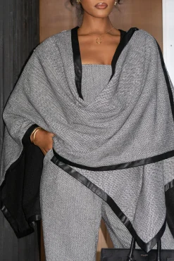 Herringbone Reversible Shawl*JLUXLABEL Discount