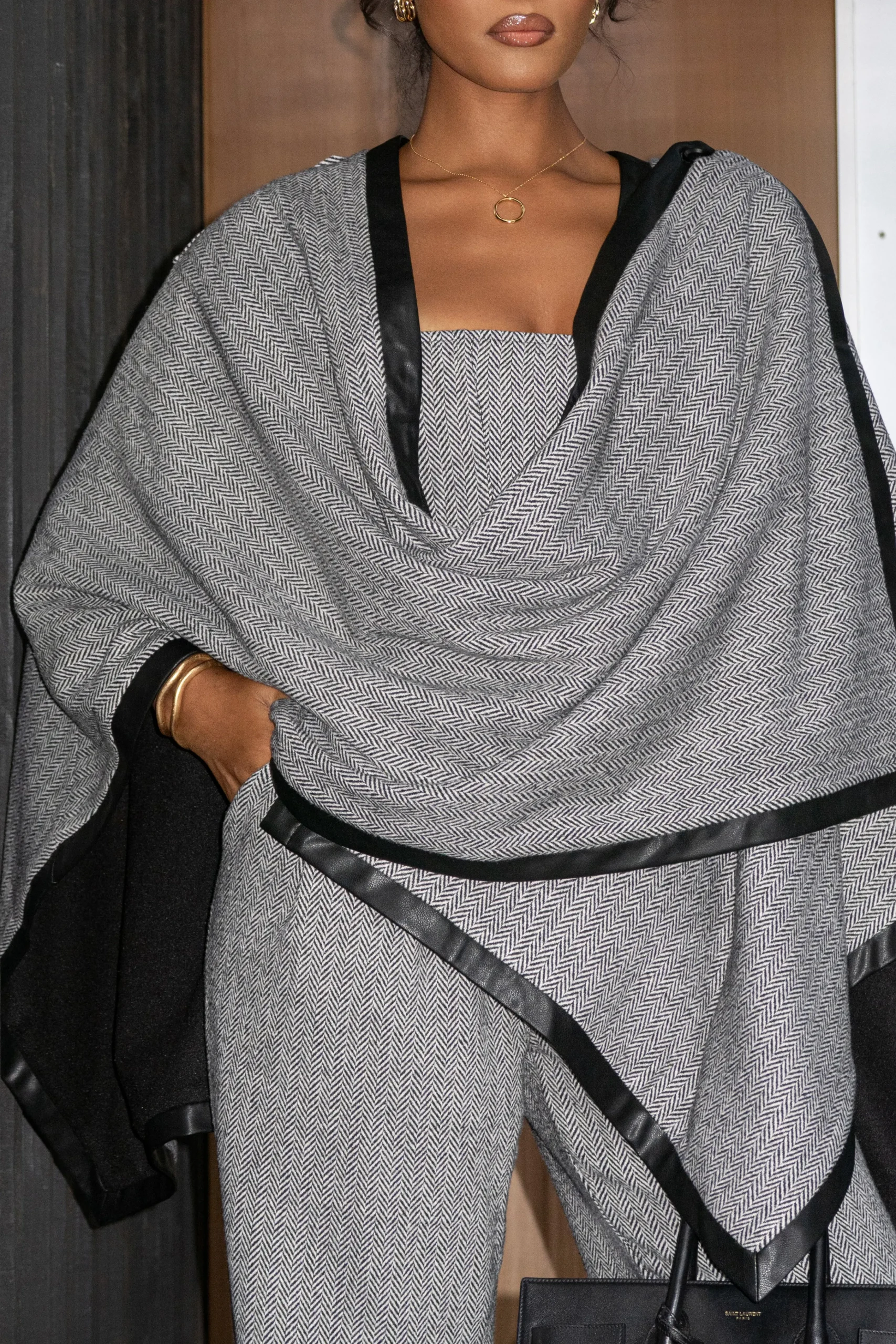 Herringbone Reversible Shawl*JLUXLABEL Discount