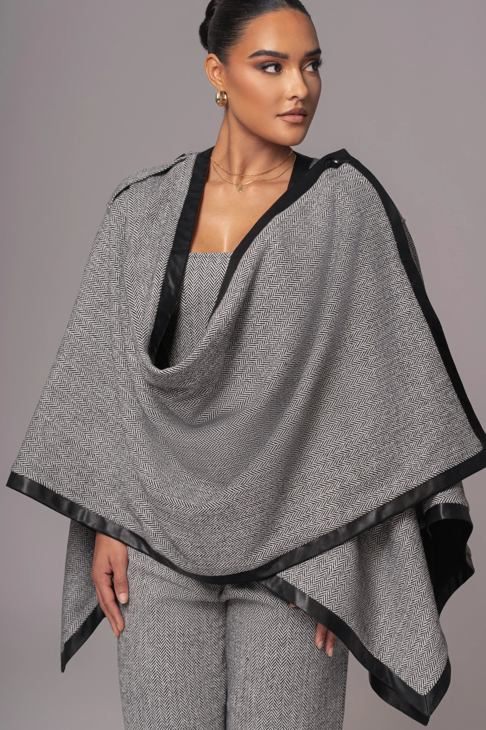 Herringbone Reversible Shawl*JLUXLABEL Discount