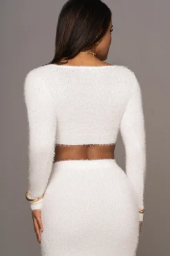 Ivory Annette Sweater Knit Skirt Set*JLUXLABEL Discount