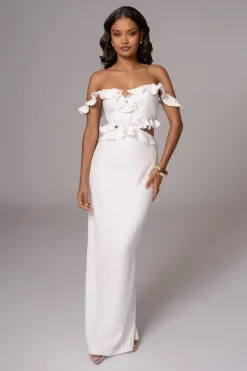 Ivory Brighter Days Linen Maxi Dress*JLUXLABEL Clearance