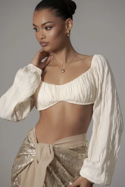 Ivory Carey Long Sleeve Top*JLUXLABEL New