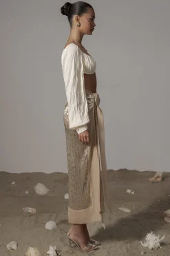 Ivory Carey Long Sleeve Top*JLUXLABEL New