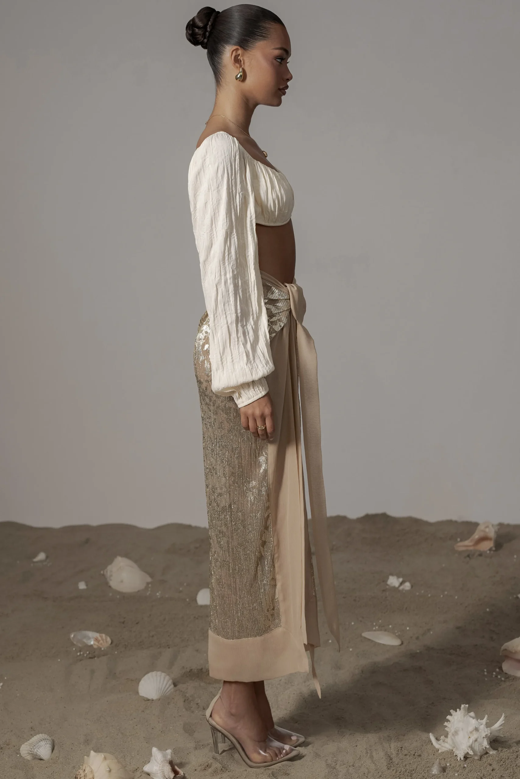 Ivory Carey Long Sleeve Top*JLUXLABEL New