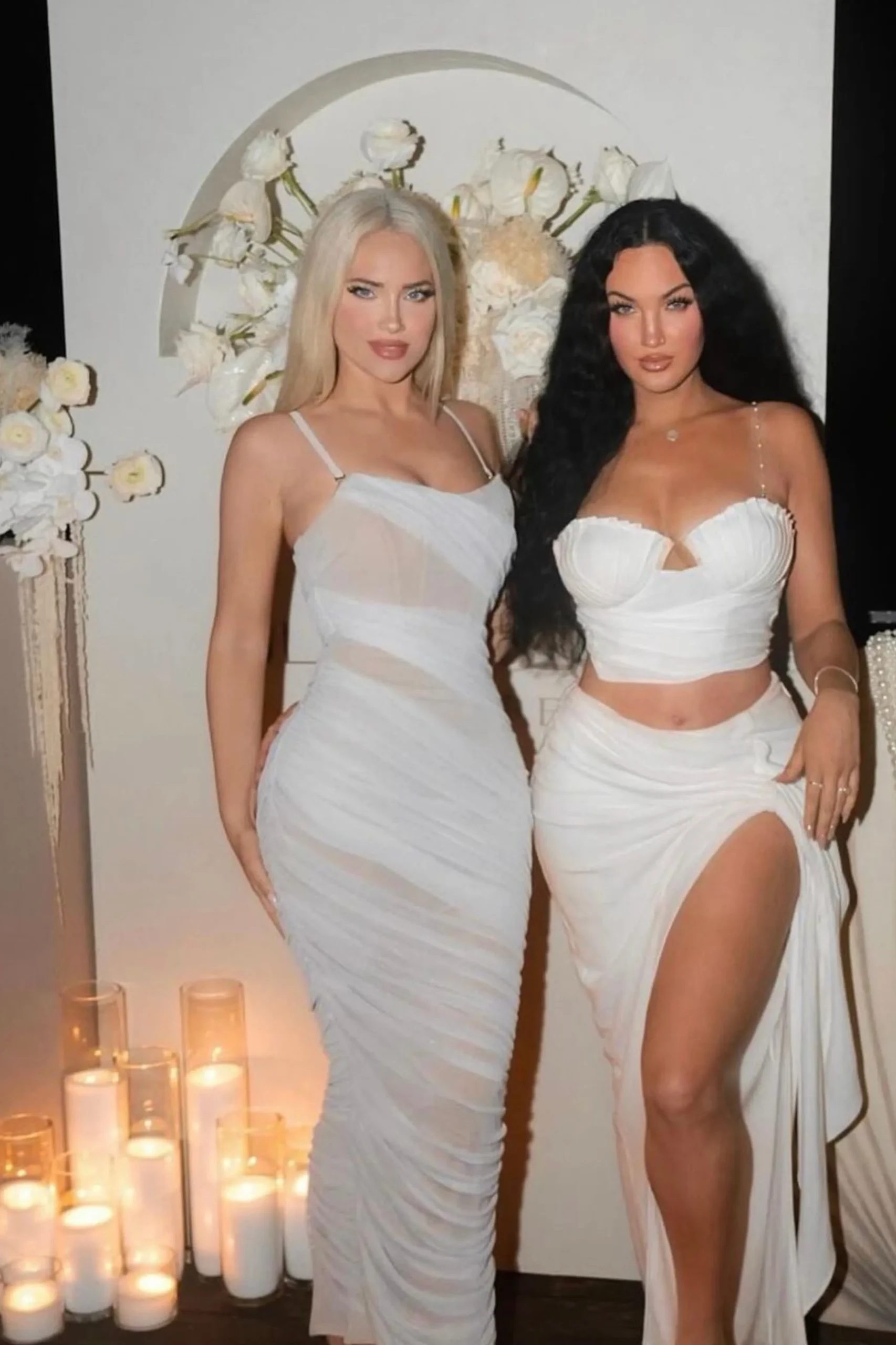 Ivory Catalina Lurex Knit Maxi Dress*JLUXLABEL Fashion