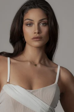 Ivory Catalina Lurex Knit Maxi Dress*JLUXLABEL Fashion