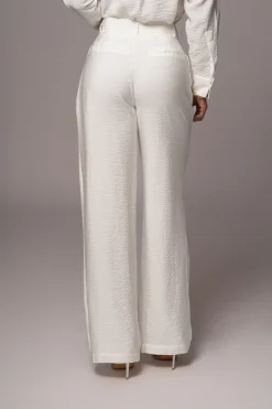 Ivory Drew Crinkled Trousers*JLUXLABEL Best