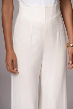 Ivory Explorer Linen Pants*JLUXLABEL Sale