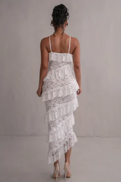 Ivory Feeling Of Forever Ruffle Dress*JLUXLABEL Sale