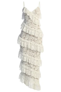 Ivory Feeling Of Forever Ruffle Dress*JLUXLABEL Sale
