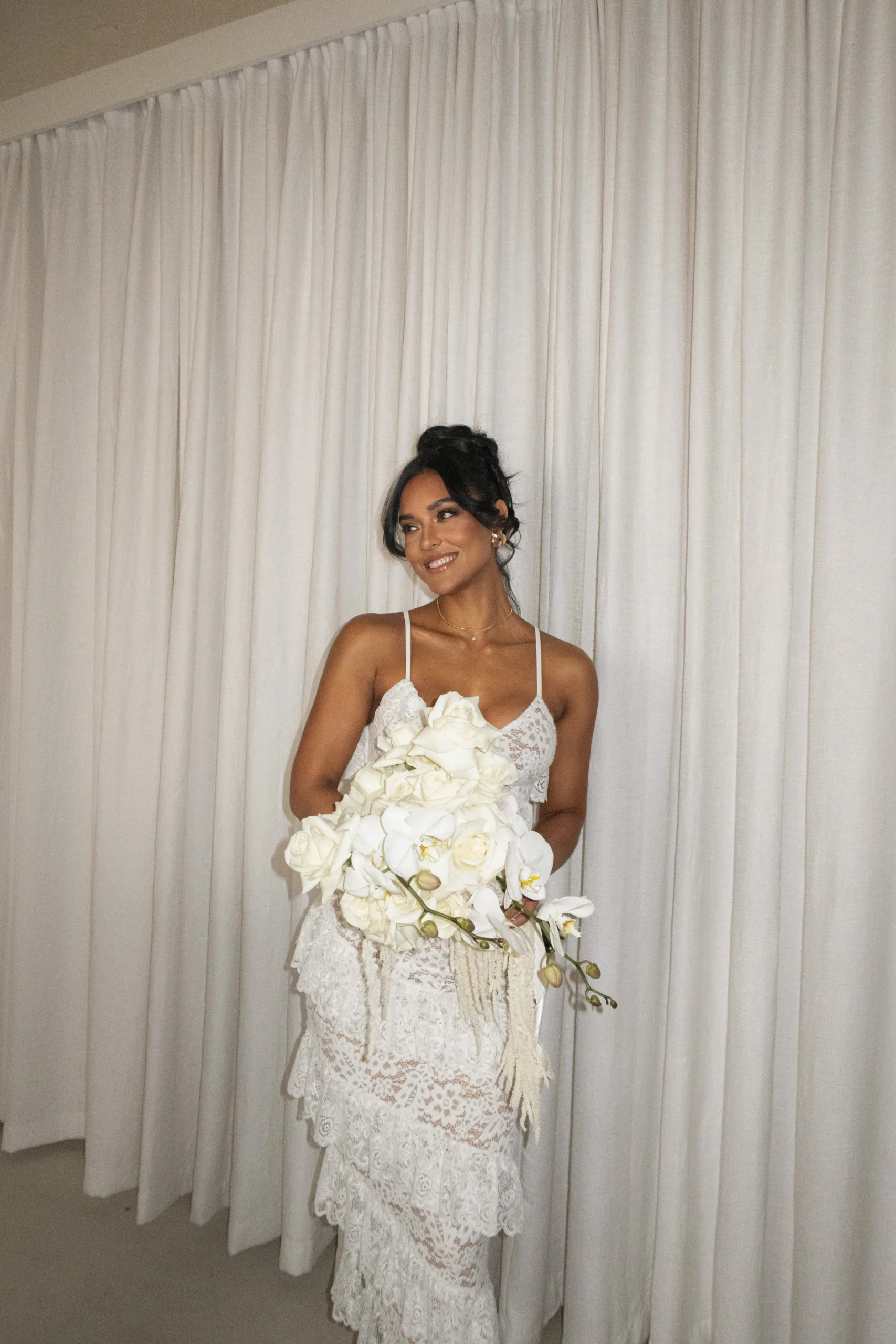 Ivory Feeling Of Forever Ruffle Dress*JLUXLABEL Sale