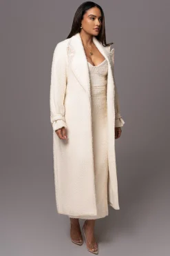 Ivory Fit For Success Boucle Coat*JLUXLABEL Hot
