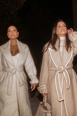 Ivory Fit For Success Boucle Coat*JLUXLABEL Hot