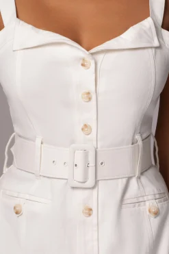 Ivory Forever Summer Belted Dress*JLUXLABEL Online