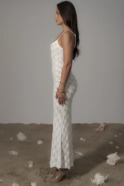 Ivory Gabriela Knit Maxi Dress*JLUXLABEL New