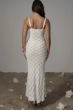 Ivory Gabriela Knit Maxi Dress*JLUXLABEL New