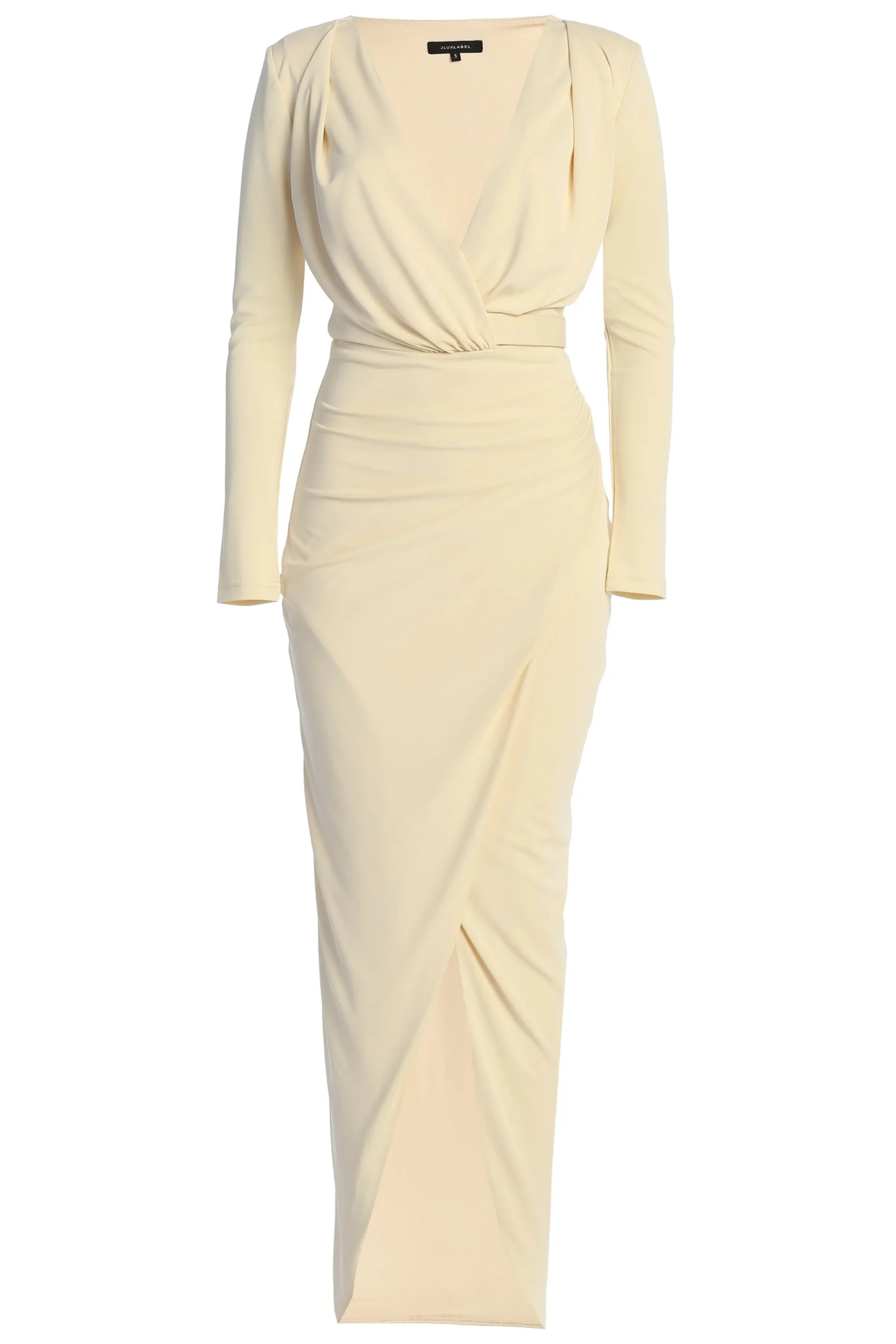 Ivory Jamie Plunge Maxi Dress*JLUXLABEL Best