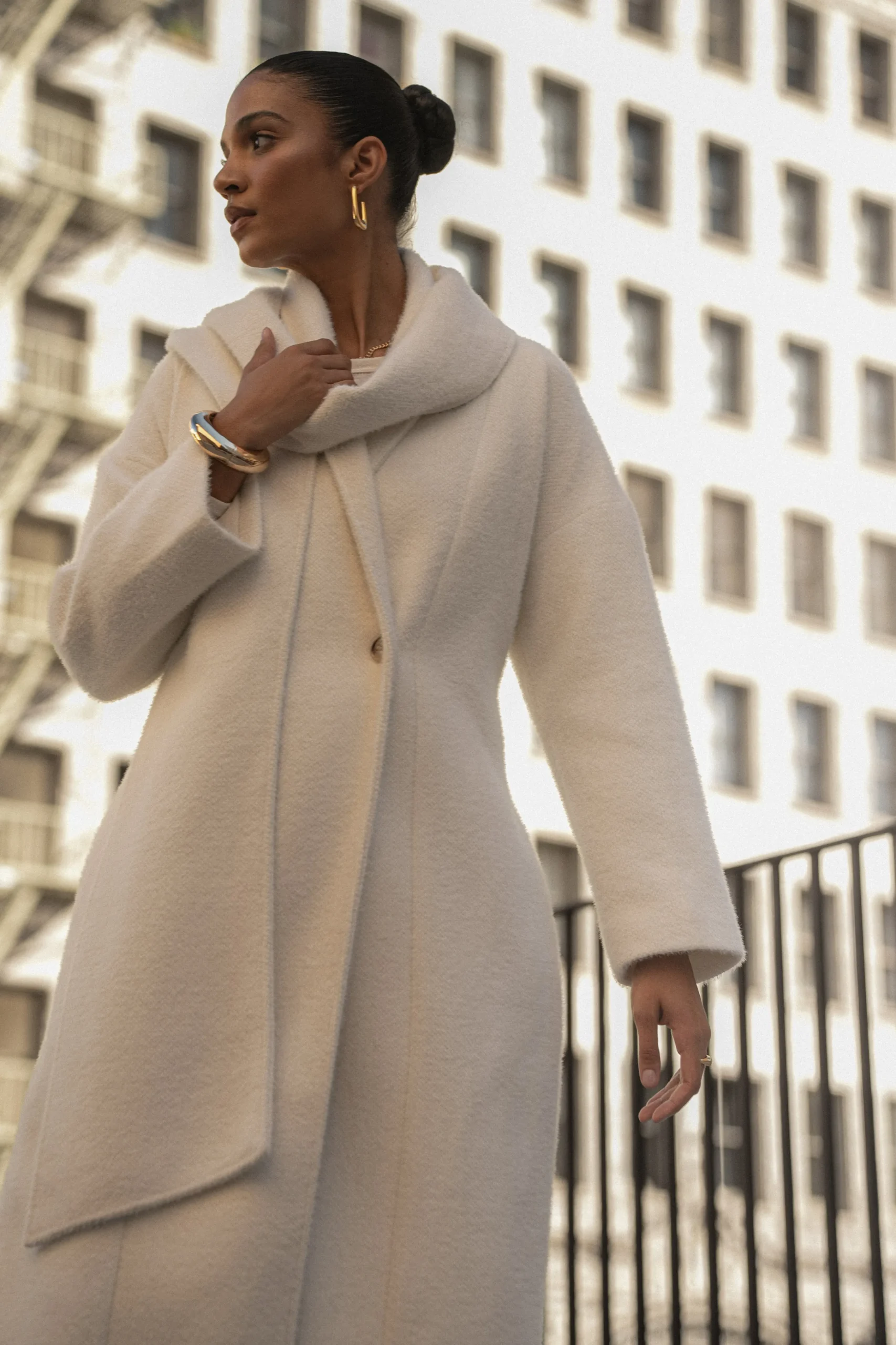 Ivory Jonah Coat*JLUXLABEL Online