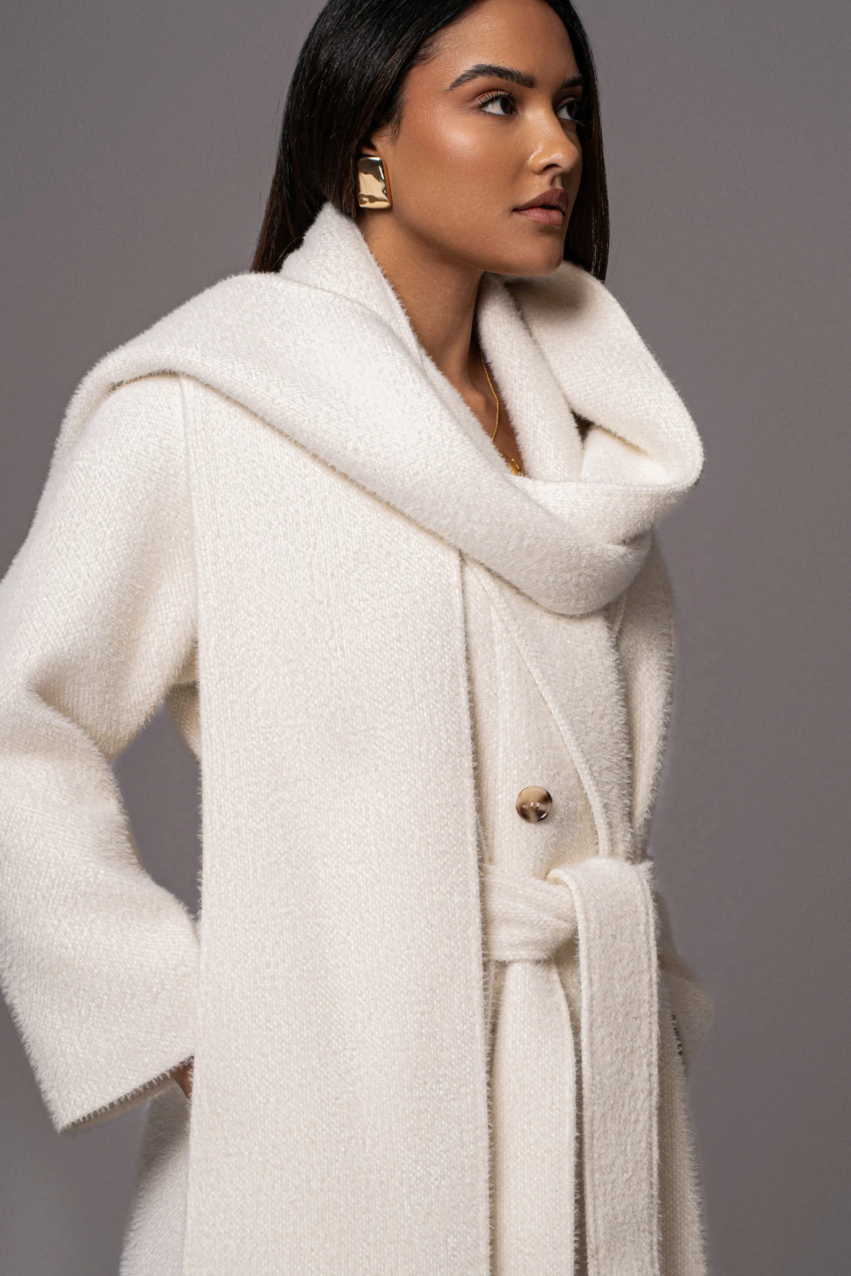 Ivory Jonah Coat*JLUXLABEL Online