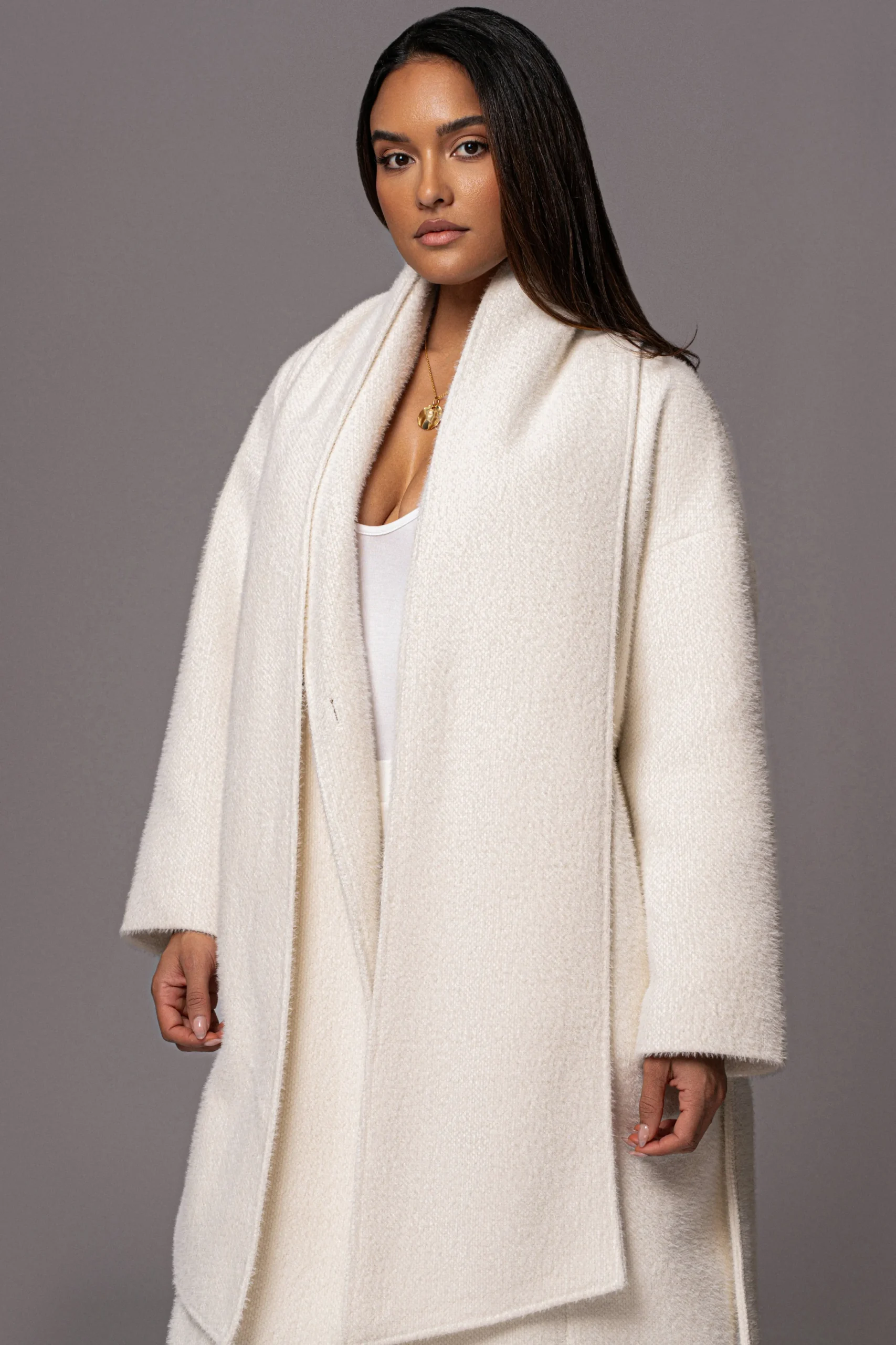 Ivory Jonah Coat*JLUXLABEL Online