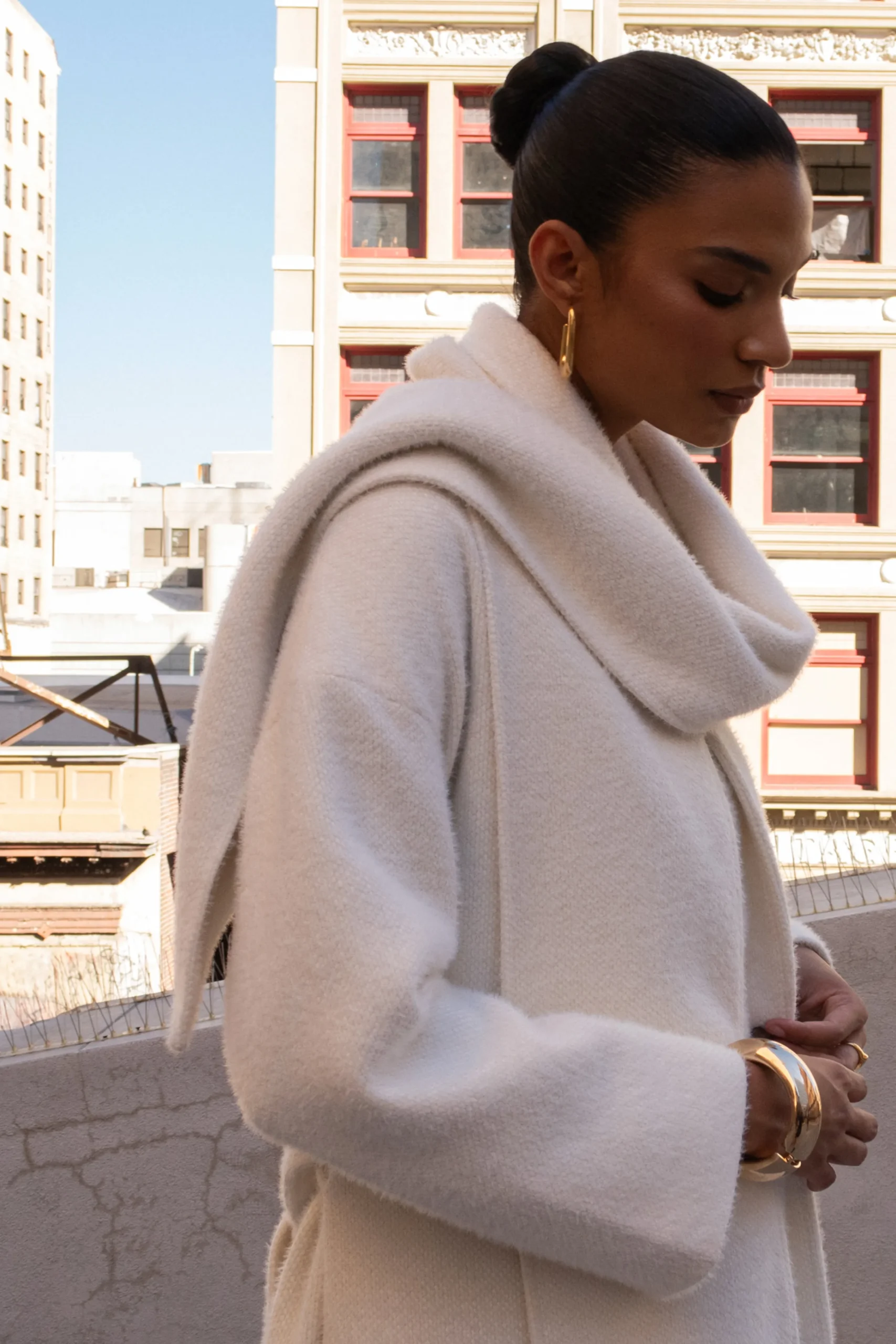 Ivory Jonah Coat*JLUXLABEL Online