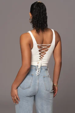 Ivory Juliette Knit Belted One Piece*JLUXLABEL Best