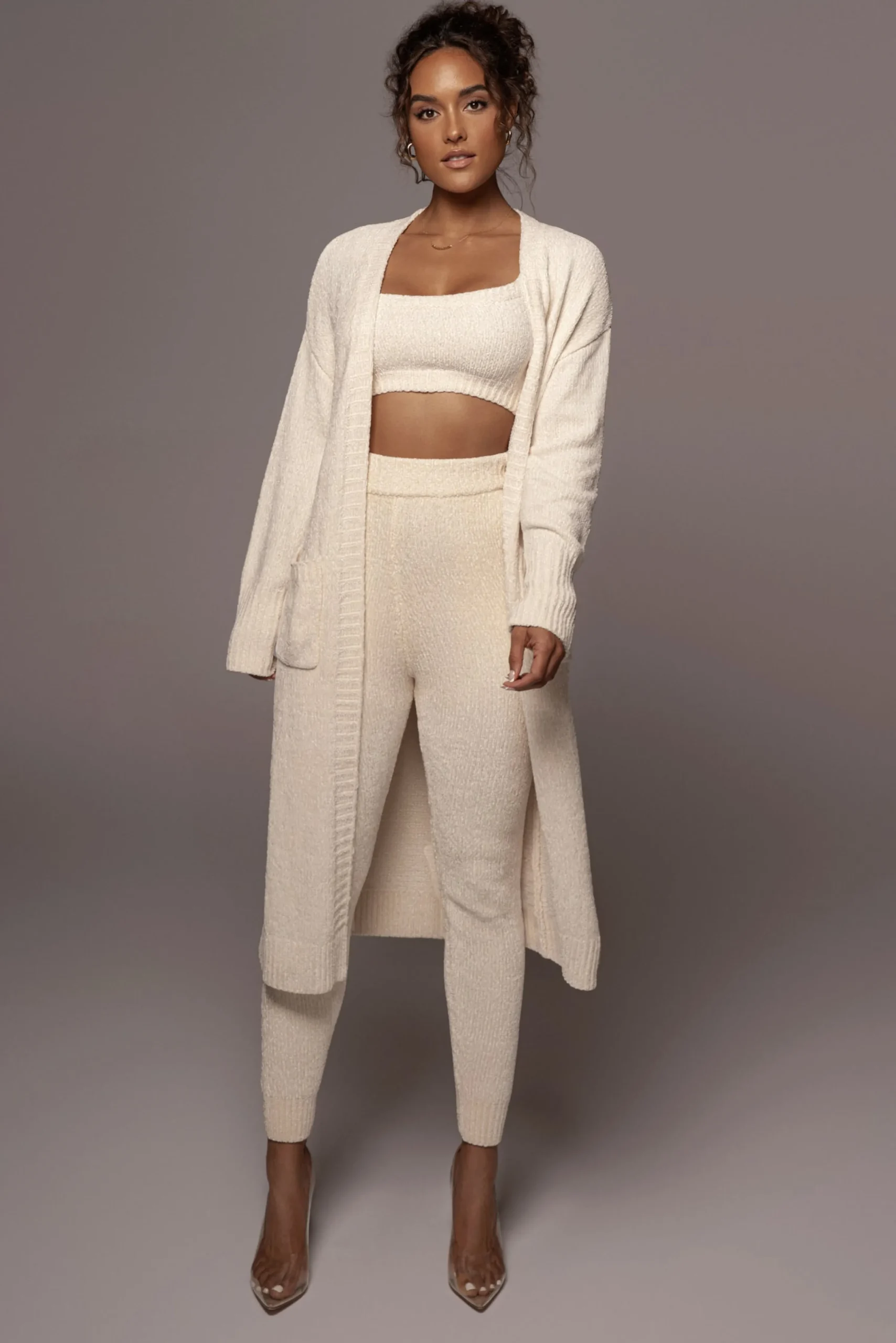 Ivory Juniper Chenille Sweater Pant*JLUXLABEL New