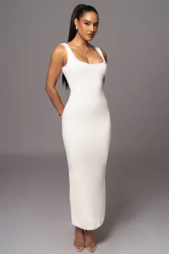 Ivory Karolina Knit Maxi Dress*JLUXLABEL New
