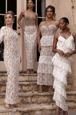 Ivory Lace Romance Maxi Skirt*JLUXLABEL Outlet