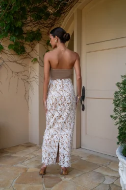 Ivory Lace Romance Maxi Skirt*JLUXLABEL Outlet