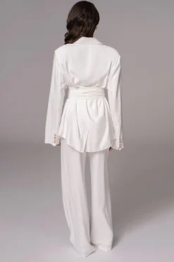 Ivory Lagos Knit Belt*JLUXLABEL Online