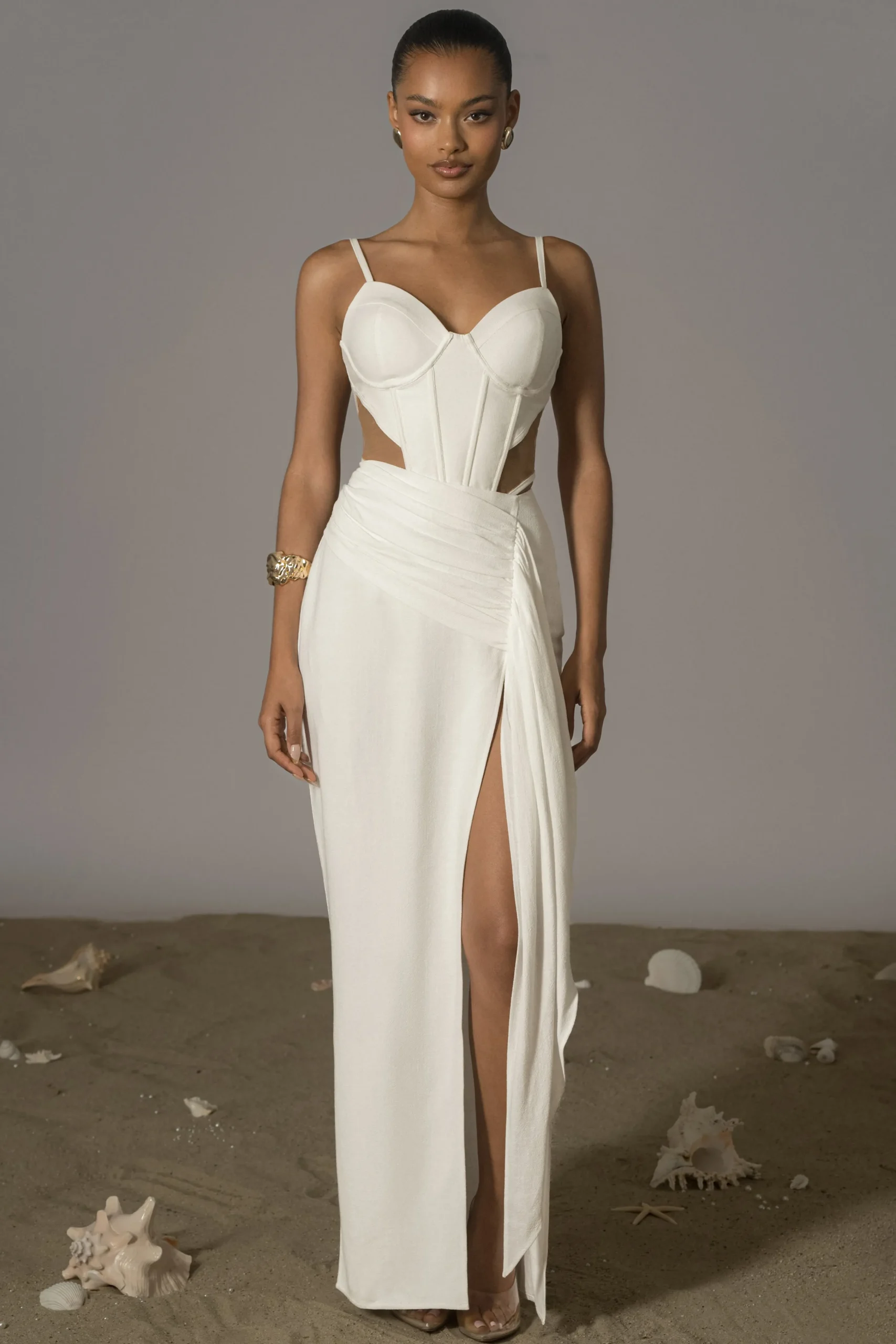 Ivory Las Olas Linen Skirt*JLUXLABEL Fashion