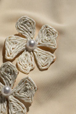 Ivory Lexa Flower Earrings*JLUXLABEL Discount